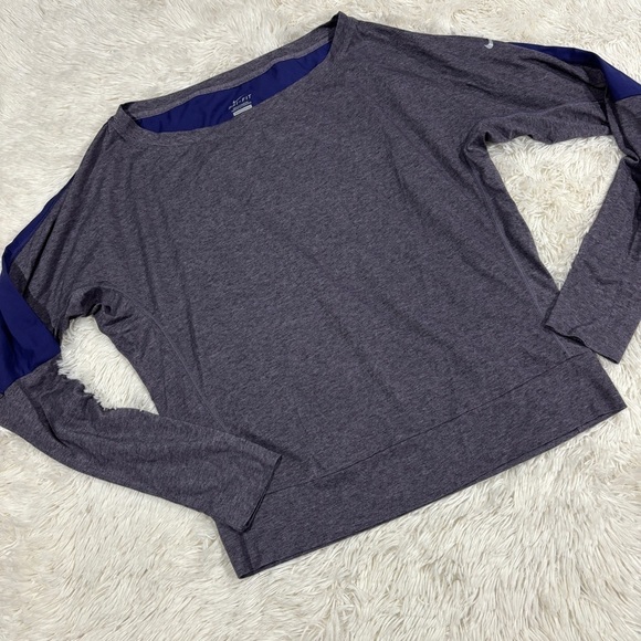 Nike Uptown Epic Dri-Fit long sleeve shirt boat neck top Large - Picture 1 of 9